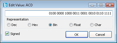 Edit Value Window