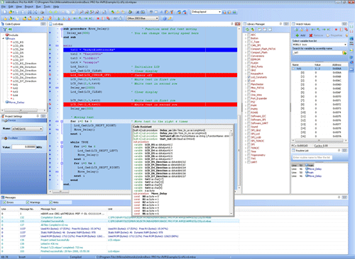 mikroBasic PRO for AVR IDE