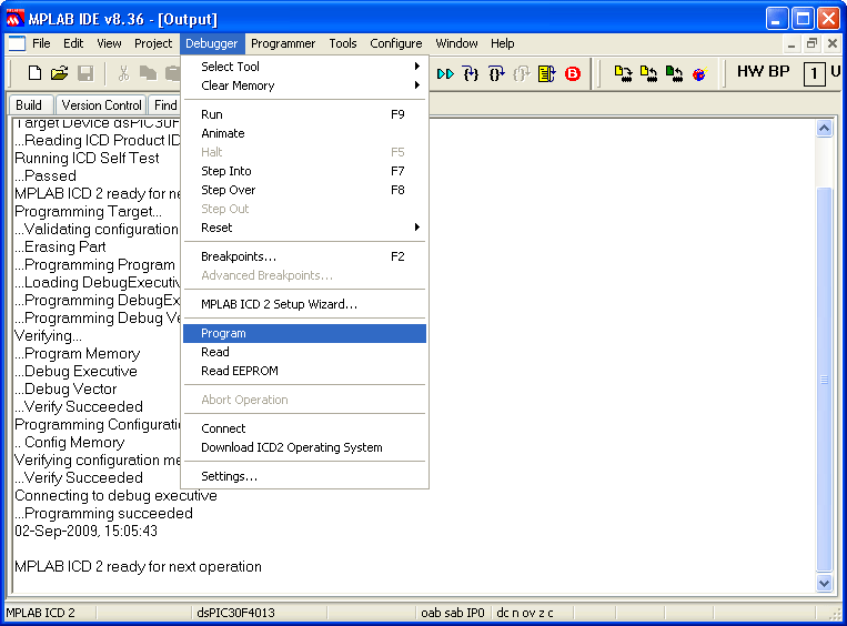 Program device
