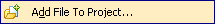 Add file to project