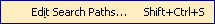Edit search paths