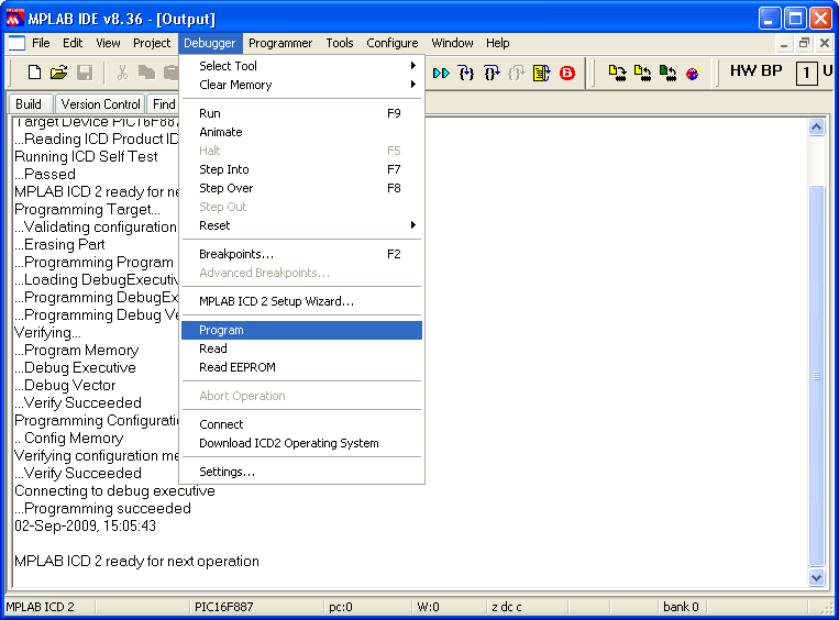 Program device