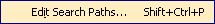 Edit search paths
