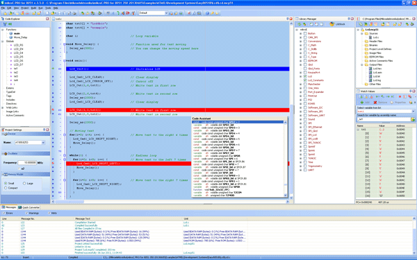 mikroC PRO for 8051 IDE