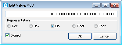 Edit Value Window