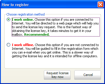 Select Register Method
