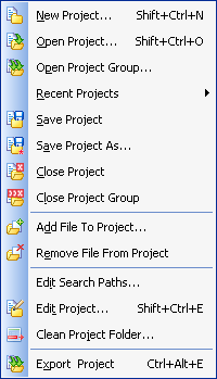 Project Menu