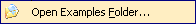 Open examples folder