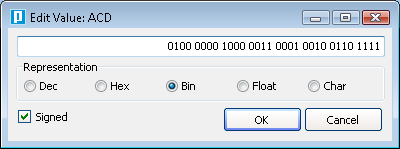 Edit Value Window