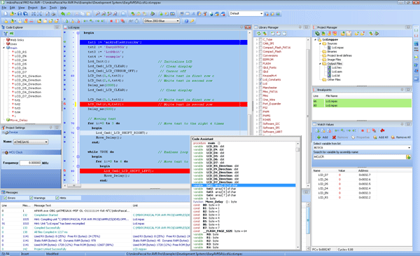 mikroPascal PRO for AVR IDE