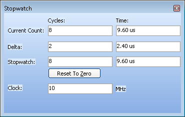 Stopwatch Window